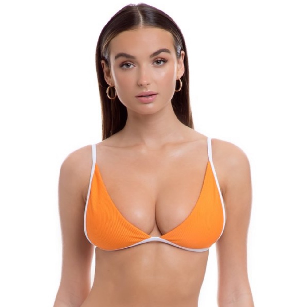 TJ Swim Talisa Top-Orange and White